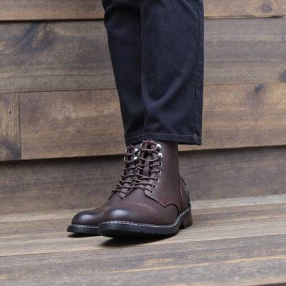 Marevik Rugged Lace-Up Ankle Boots