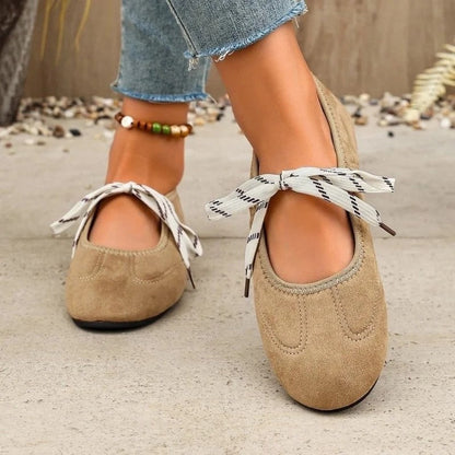 Maria Women's Lace-Up Ballet Flats