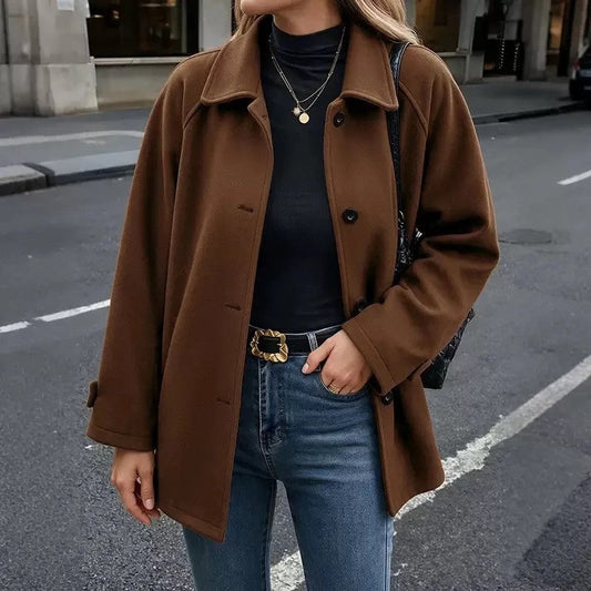 Maribel Relaxed Wool Blend Jacket