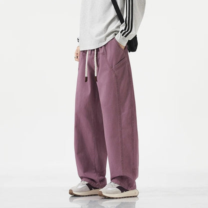 Plus Size Marzio Relaxed Drawstring Wide-Leg Jeans