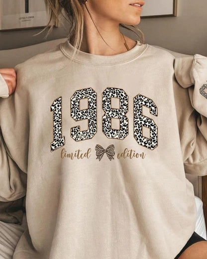 Natalie Relaxed Graphic Crew Sweatshirt