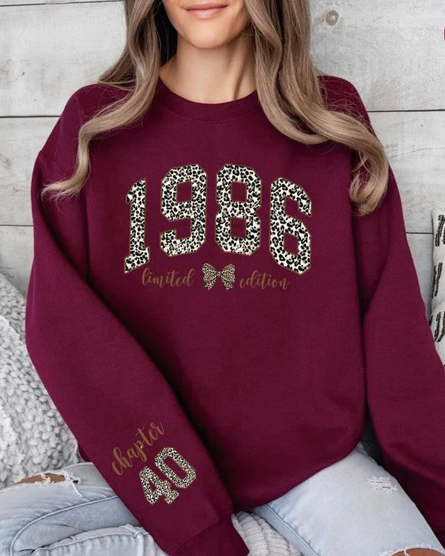 Natalie Relaxed Graphic Crew Sweatshirt