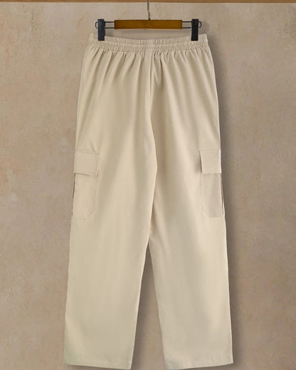 Norelle Relaxed Straight-Leg Cargo Pants