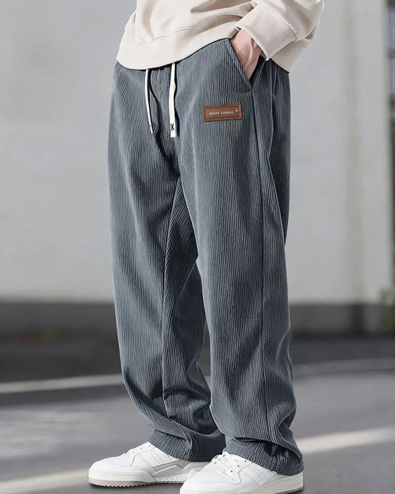 Orien Relaxed Corduroy Drawstring Pants