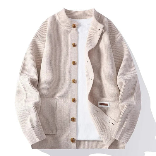 Orvane Relaxed Ribbed Knit Cardigan