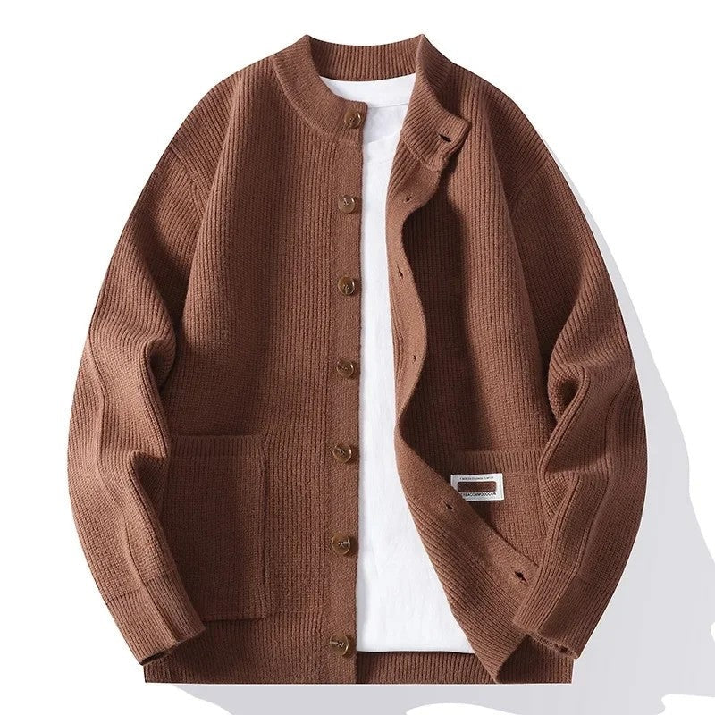Orvane Relaxed Ribbed Knit Cardigan