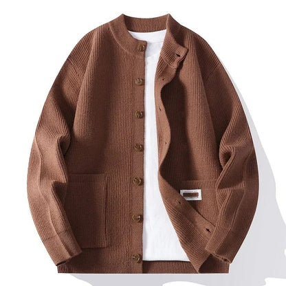 Orvane Relaxed Ribbed Knit Cardigan