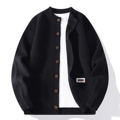 Orvane Relaxed Ribbed Knit Cardigan