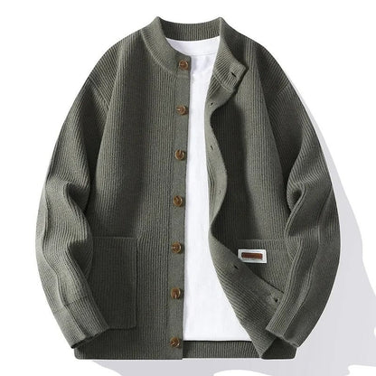 Orvane Relaxed Ribbed Knit Cardigan