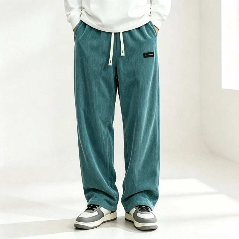 Ravino Relaxed Corduroy Wide-Leg Pants
