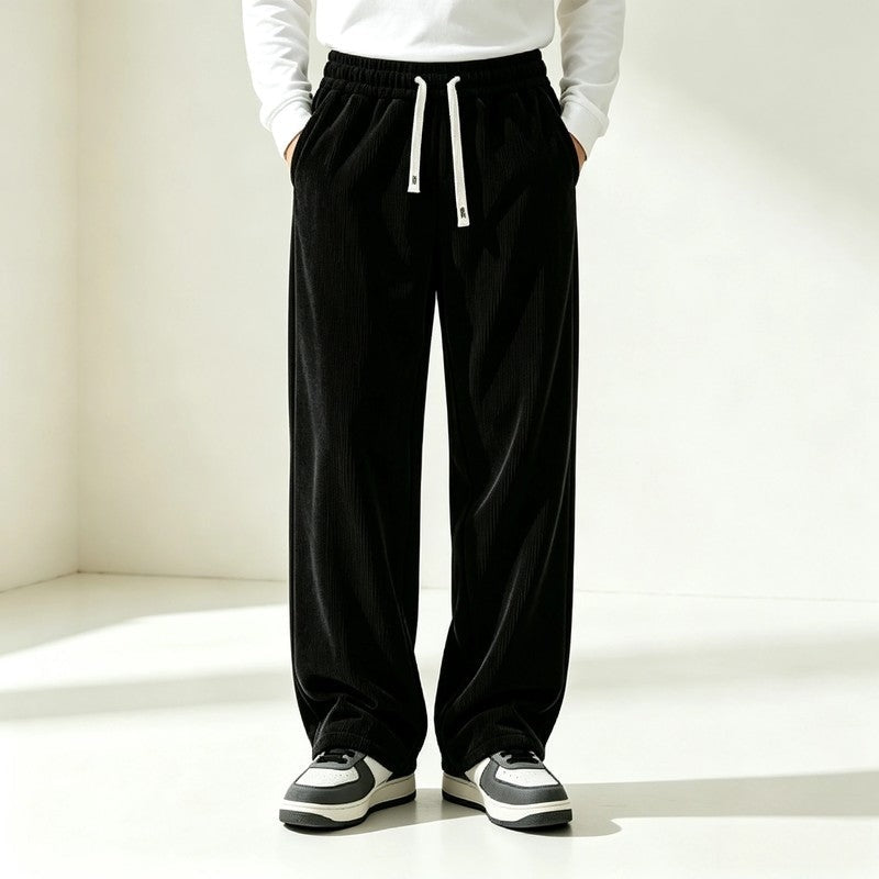 Ravino Relaxed Corduroy Wide-Leg Pants