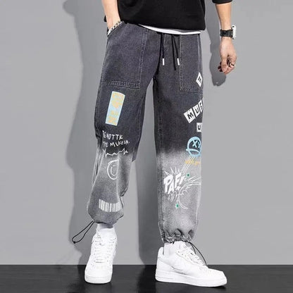 Ravino Relaxed Graphic Jogger Pants