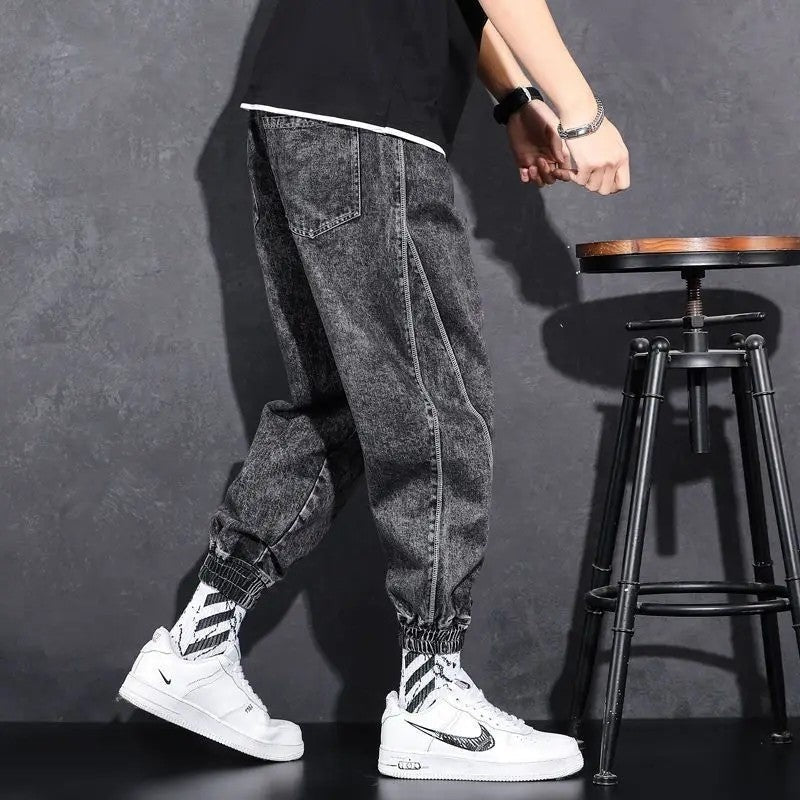 Ravion Relaxed Tapered Denim Joggers