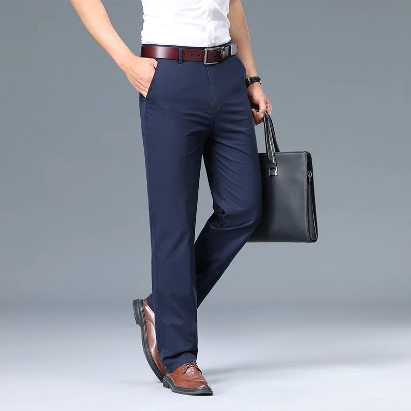 Renlor Stretch Modern Straight Dress Pants