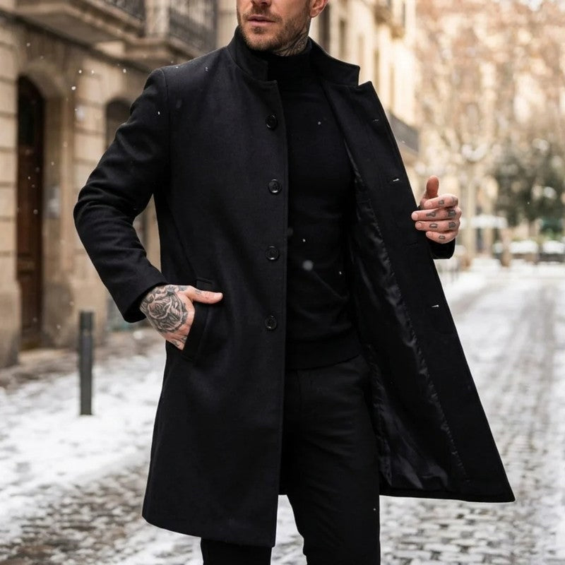 Renwick Wool Blend Modern Overcoat
