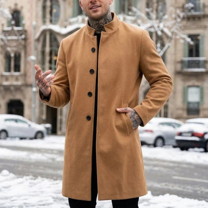 Renwick Wool Blend Modern Overcoat