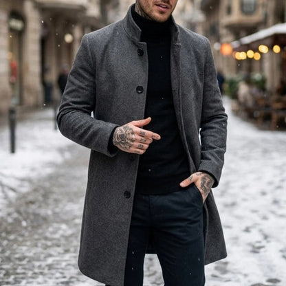 Renwick Wool Blend Modern Overcoat