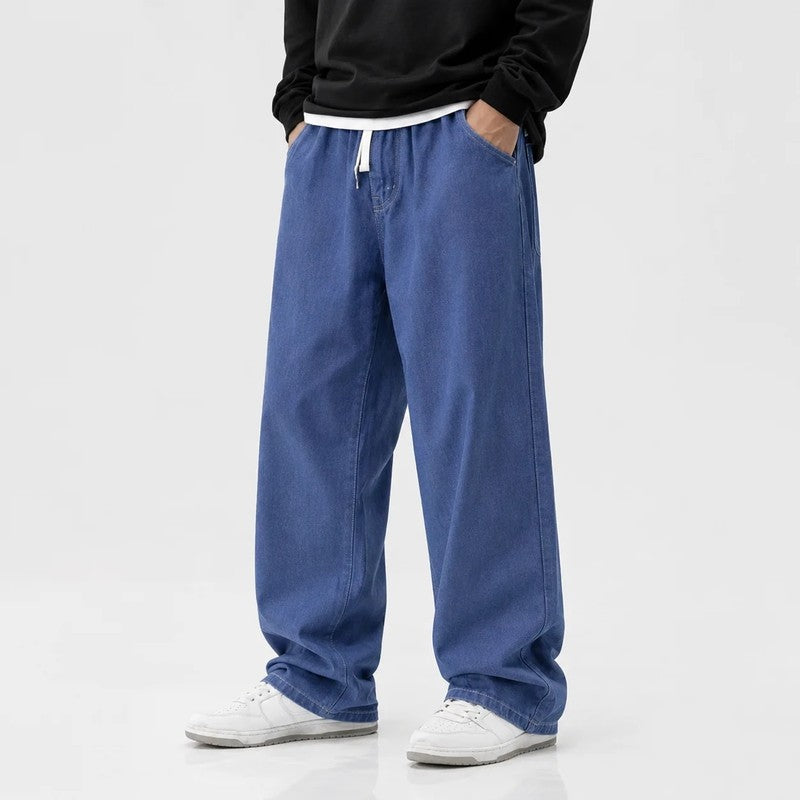 Rovick Relaxed Drawstring Wide-Leg Pants