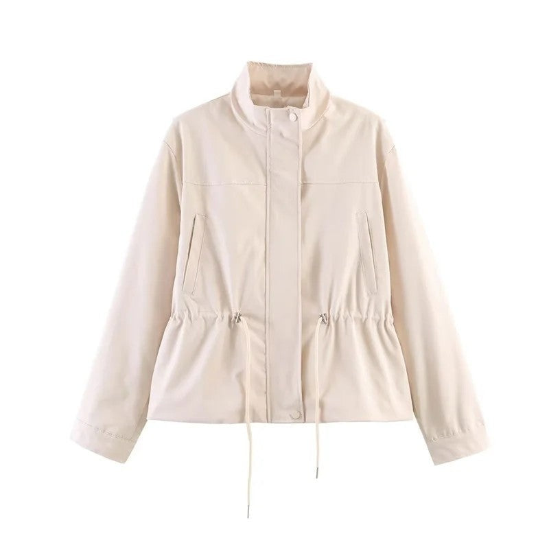 Rune Relaxed Drawstring Waist Jacket