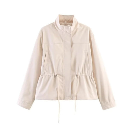 Rune Relaxed Drawstring Waist Jacket