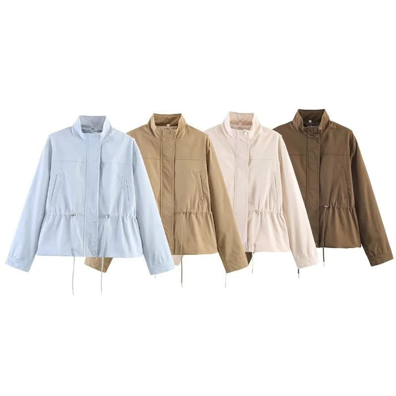 Rune Relaxed Drawstring Waist Jacket