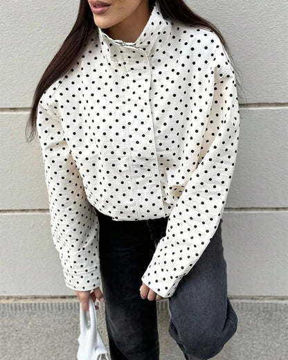 Selene Cropped Lightweight Drawstring Jacket