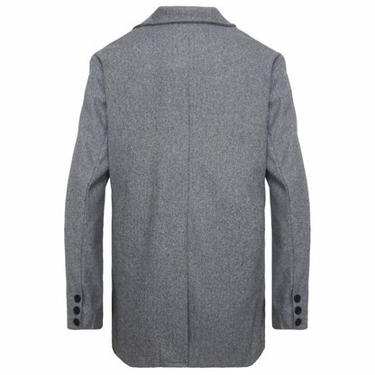 Vaudel Structured Wool Blend Overcoat