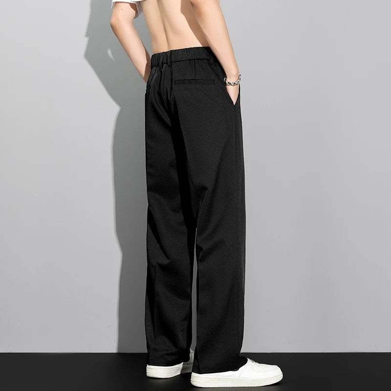Zelara Relaxed Elastic Waist Wide-Leg Pants