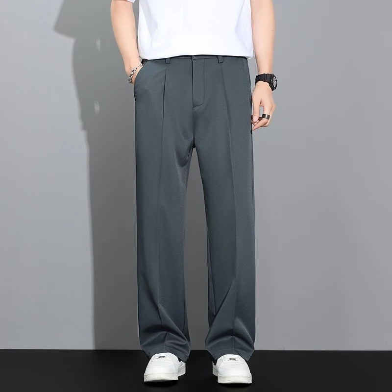 Zelara Relaxed Elastic Waist Wide-Leg Pants