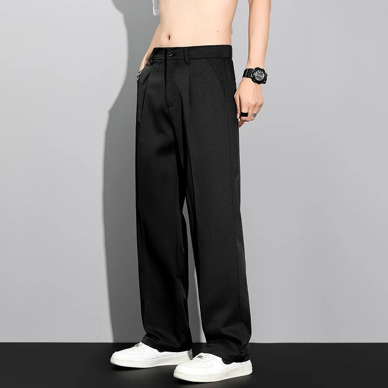 Zelara Relaxed Elastic Waist Wide-Leg Pants